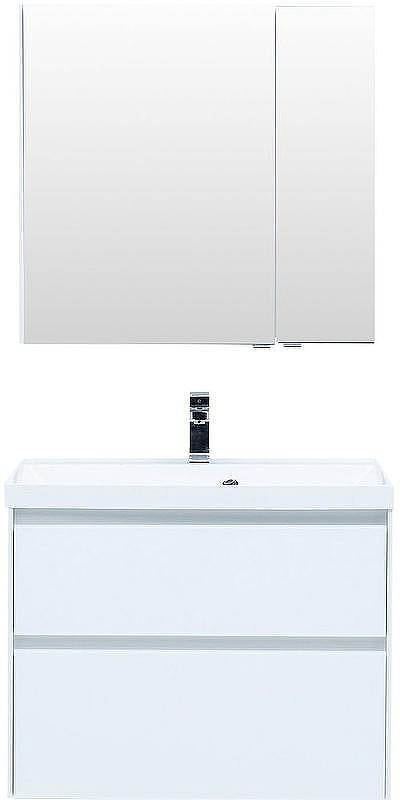 Тумба под раковину Aquanet Гласс 80 238361 подвесной Белая, купить, цена, заказать, магазин, доставка, скидка, промокод, купить, цена, заказать, магазин, доставка, скидка, промокод