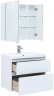 Тумба под раковину Aquanet Гласс 80 238361 подвесной Белая, купить, цена, заказать, магазин, доставка, скидка, промокод, купить, цена, заказать, магазин, доставка, скидка, промокод