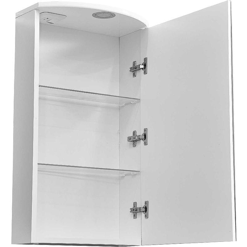 Зеркальный шкаф Stella Polar Концепт Альда 40/С SP-00000222 с подсветкой Белый, купить, цена, заказать, магазин, доставка, скидка, промокод, купить, цена, заказать, магазин, доставка, скидка, промокод