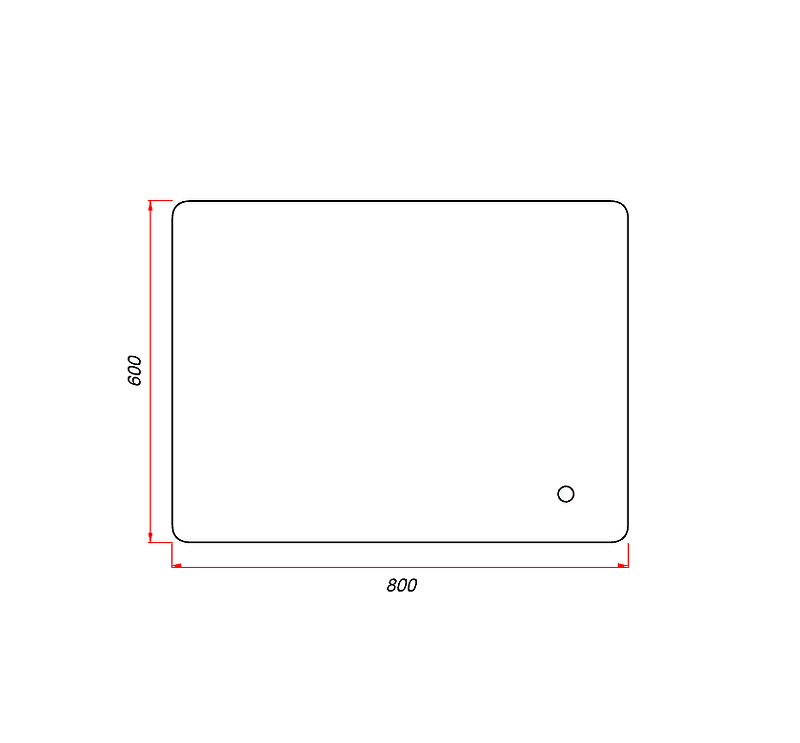 Зеркало ЗОВ 80 Z8060 с подсветкой с сенсорным выключателем, купить, цена, заказать, магазин, доставка, скидка, промокод, купить, цена, заказать, магазин, доставка, скидка, промокод