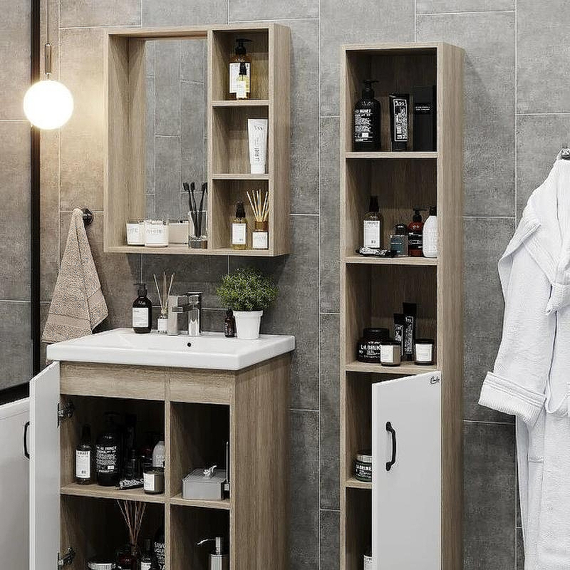 Шкаф пенал Onika Тимбер 30.01 403066 Белый матовый Дуб сонома, купить, цена, заказать, магазин, доставка, скидка, промокод, купить, цена, заказать, магазин, доставка, скидка, промокод