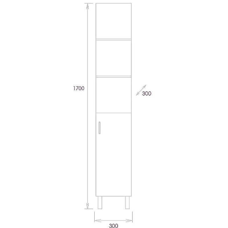 Шкаф пенал Onika Тимбер 30.01 403066 Белый матовый Дуб сонома, купить, цена, заказать, магазин, доставка, скидка, промокод, купить, цена, заказать, магазин, доставка, скидка, промокод