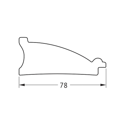 Зеркало Evoform Octagon 69х69 BY 0551 в багетной раме - Белая кожа с хромом 78