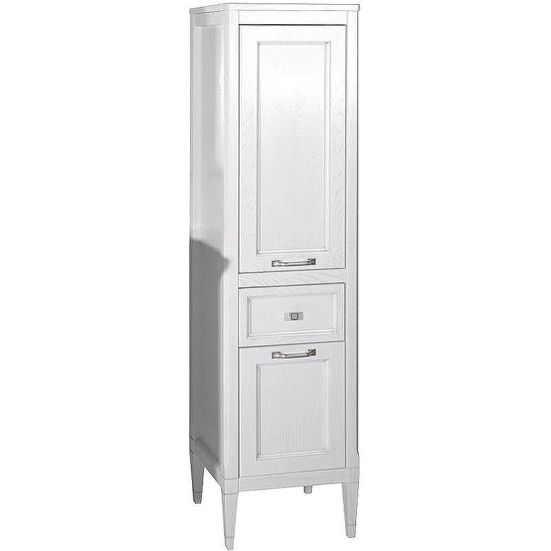 Шкаф пенал ASB-Woodline Гранда 40 11488 Белый с патиной Серебро, купить, цена, заказать, магазин, доставка, скидка, промокод, купить, цена, заказать, магазин, доставка, скидка, промокод