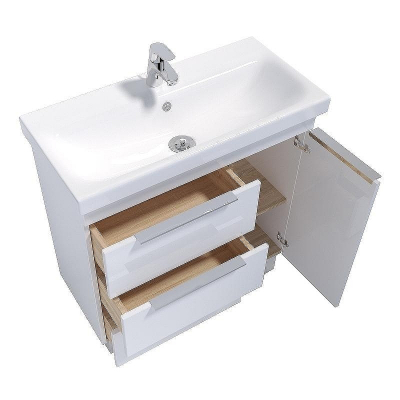 Тумба под раковину 1MarKa Gaula 80Н У92516 White