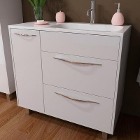 Тумба с раковиной Эстет Barcelona 90 R ФР-00003598 Белая, купить, цена, заказать, магазин, доставка, скидка, промокод, купить, цена, заказать, магазин, доставка, скидка, промокод