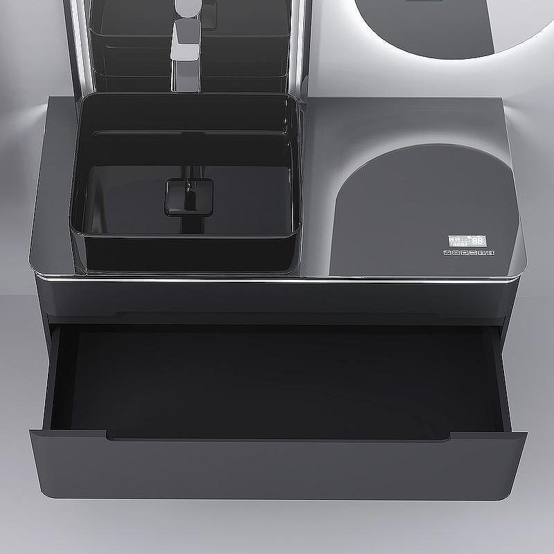 Тумба под раковину Jorno Shine 100 Shi.01.100-M/P/A подвесная Антрацит, купить, цена, заказать, магазин, доставка, скидка, промокод, купить, цена, заказать, магазин, доставка, скидка, промокод