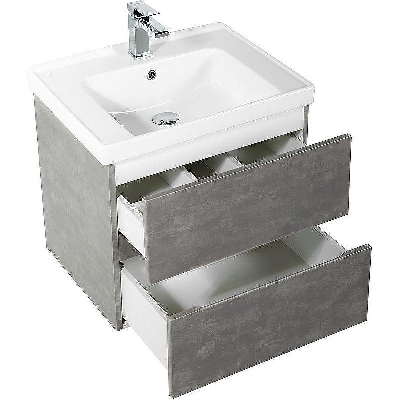 Тумба под раковину Art&Max AM-Techno-600-2C-SO-FC305 подвесная Айс Какао, купить, цена, заказать, магазин, доставка, скидка, промокод, купить, цена, заказать, магазин, доставка, скидка, промокод