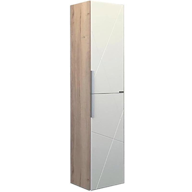 Шкаф пенал Comforty Мерано 35 00-00008479 подвесной Дуб дымчатый, купить, цена, заказать, магазин, доставка, скидка, промокод, купить, цена, заказать, магазин, доставка, скидка, промокод