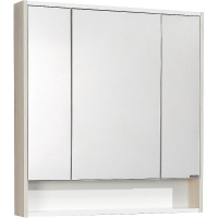 Зеркальный шкаф Aquaton Рико 80 1A215302RIB90 Белый Ясень фабрик, купить, цена, заказать, магазин, доставка, скидка, промокод, купить, цена, заказать, магазин, доставка, скидка, промокод