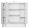 Зеркальный шкаф Aquaton Рико 80 1A215302RIB90 Белый Ясень фабрик, купить, цена, заказать, магазин, доставка, скидка, промокод, купить, цена, заказать, магазин, доставка, скидка, промокод