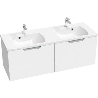 Тумба под раковину Ravak SD Classic II 130 X000001483 подвесная Белая Серая, купить, цена, заказать, магазин, доставка, скидка, промокод, купить, цена, заказать, магазин, доставка, скидка, промокод