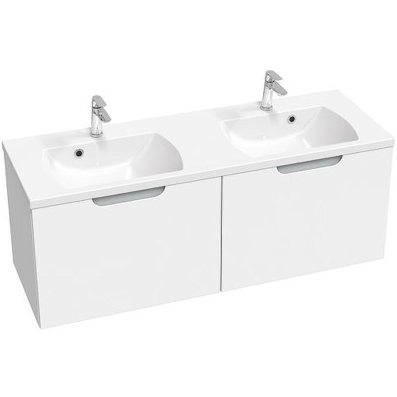 Тумба под раковину Ravak SD Classic II 130 X000001483 подвесная Белая Серая, купить, цена, заказать, магазин, доставка, скидка, промокод, купить, цена, заказать, магазин, доставка, скидка, промокод