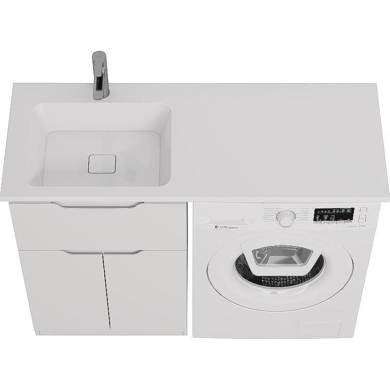 Тумба под раковину Dreja Vega 120 99.0450 Белая, купить, цена, заказать, магазин, доставка, скидка, промокод, купить, цена, заказать, магазин, доставка, скидка, промокод