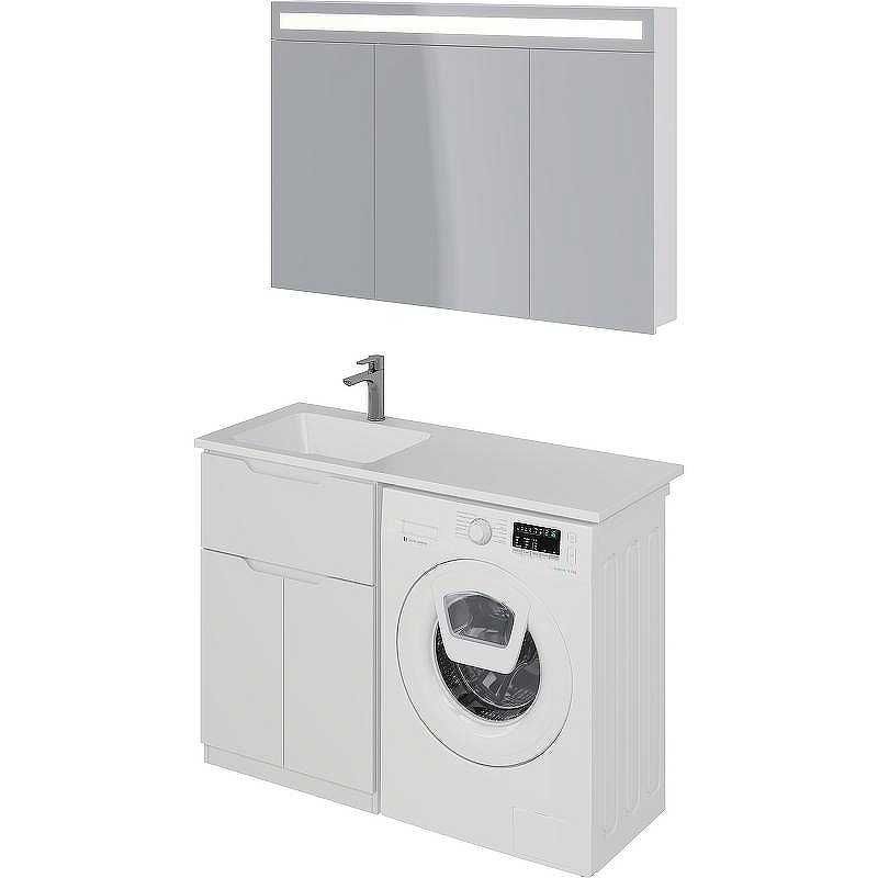 Тумба под раковину Dreja Vega 120 99.0450 Белая, купить, цена, заказать, магазин, доставка, скидка, промокод, купить, цена, заказать, магазин, доставка, скидка, промокод