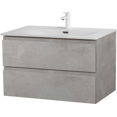 Тумба под раковину Cezares Molveno 90 MOLVENO-90-2C-SO-BET подвесная Beton