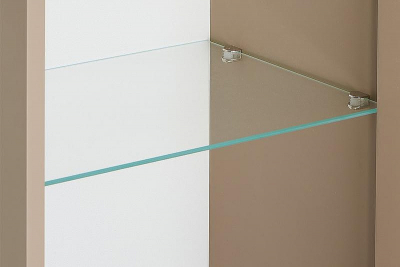 Шкаф пенал ASB-Woodline Риола 40 12420 Капучино