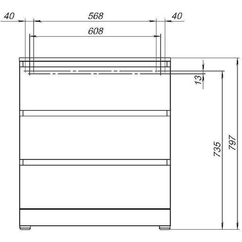 Комод Aquanet Сканди 70 302549 Дуб эдгрейн, купить, цена, заказать, магазин, доставка, скидка, промокод, купить, цена, заказать, магазин, доставка, скидка, промокод