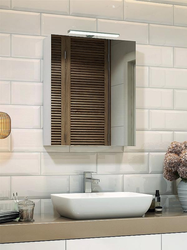 Зеркальный шкаф Vigo Plaza 60 zsh.PLA.60.El с подсветкой Белый, купить, цена, заказать, магазин, доставка, скидка, промокод, купить, цена, заказать, магазин, доставка, скидка, промокод