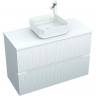 Тумба под раковину Aquanet Джейн 100 313288 подвесная Белая матовая, купить, цена, заказать, магазин, доставка, скидка, промокод, купить, цена, заказать, магазин, доставка, скидка, промокод