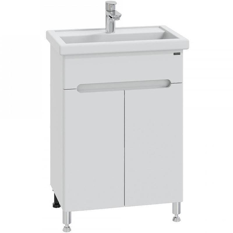 Тумба под раковину СанТа Лондон 60 224015 Белая, купить, цена, заказать, магазин, доставка, скидка, промокод, купить, цена, заказать, магазин, доставка, скидка, промокод
