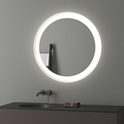 Зеркало Evoform Ledshine d80 BY 2525 с подсветкой 19.5 W - без выключателя - нейтральный белый свет