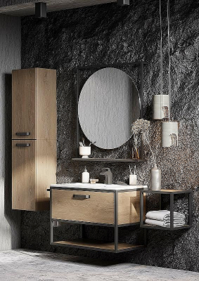 Полка Aquaton Лофт Фабрик 34 1A242703LTDY0 Дуб кантри