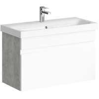 Тумба под раковину Aqwella Smart 80 SRT0108BS подвесная Бетон светлый, купить, цена, заказать, магазин, доставка, скидка, промокод, купить, цена, заказать, магазин, доставка, скидка, промокод