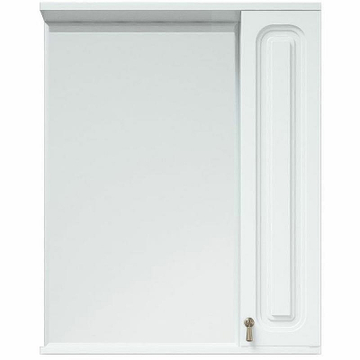 Зеркало со шкафом Corozo Элегия ретро 60 SD-00000006 Белое без подсветки