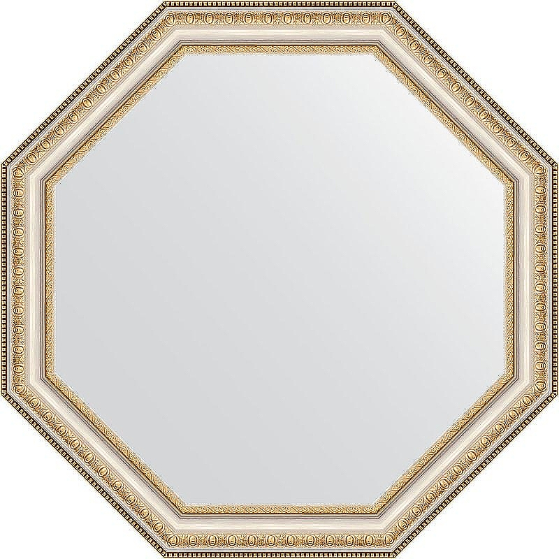 Зеркало Evoform Octagon 62х62 BY 3710 в багетной раме - Золотые бусы на серебре 60, купить, цена, заказать, магазин, доставка, скидка, промокод, купить, цена, заказать, магазин, доставка, скидка, промокод