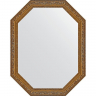 Зеркало Evoform Octagon 55x70 BY 7022 в багетной раме - Виньетка состаренное золото 56, купить, цена, заказать, магазин, доставка, скидка, промокод, купить, цена, заказать, магазин, доставка, скидка, промокод