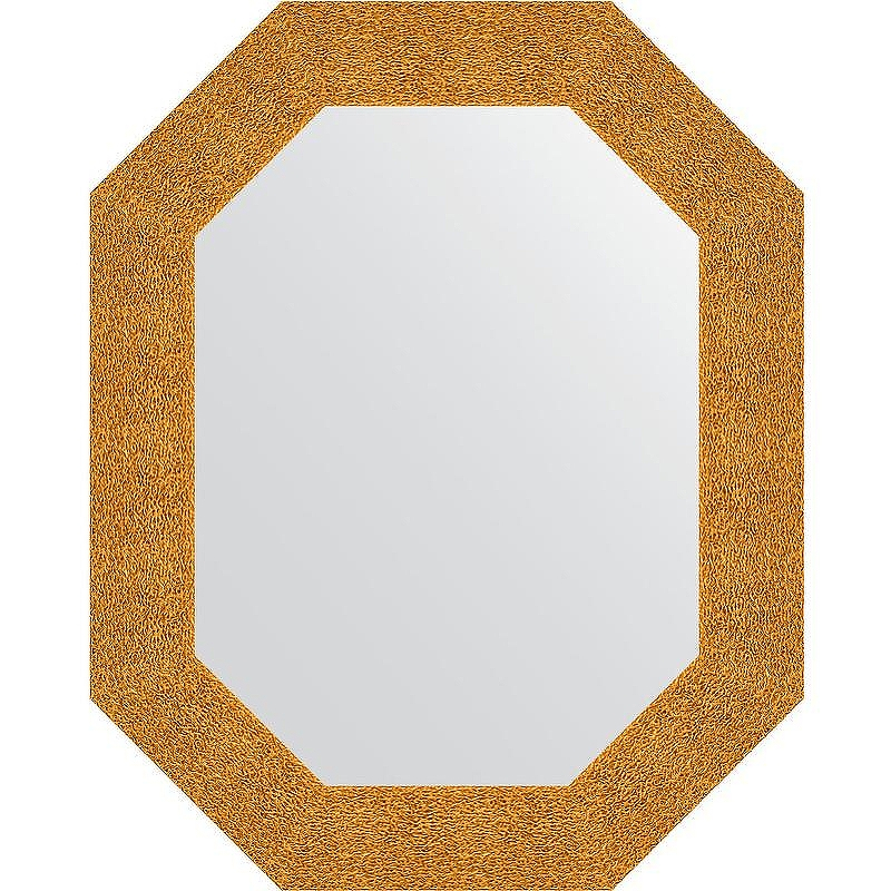 Зеркало Evoform Octagon 61x76 BY 7182 в багетной раме - Чеканка золотая 90, купить, цена, заказать, магазин, доставка, скидка, промокод, купить, цена, заказать, магазин, доставка, скидка, промокод