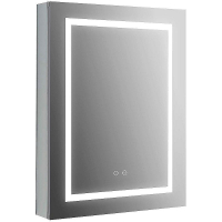 Зеркальный шкаф Aquatek 60 AQ7604-MLC с подсветкой Хром, купить, цена, заказать, магазин, доставка, скидка, промокод, купить, цена, заказать, магазин, доставка, скидка, промокод