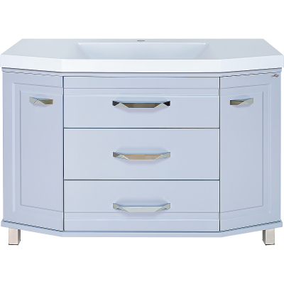 Тумба с раковиной Misty Терра 110 УТ000011434 Серая матовая