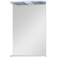 Зеркало Misty Магнолия 50 Э-Маг02050-01Св с подсветкой Белое глянцевое, купить, цена, заказать, магазин, доставка, скидка, промокод, купить, цена, заказать, магазин, доставка, скидка, промокод