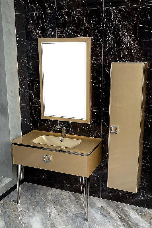 Шкаф пенал Boheme Armadi Art Lucido 35 772-Light Gold подвесной Светлое золото, купить, цена, заказать, магазин, доставка, скидка, промокод, купить, цена, заказать, магазин, доставка, скидка, промокод