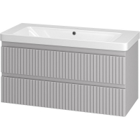 Тумба с раковиной Brevita Victory 105 УТ000025791 подвесная Серый шелк, купить, цена, заказать, магазин, доставка, скидка, промокод, купить, цена, заказать, магазин, доставка, скидка, промокод