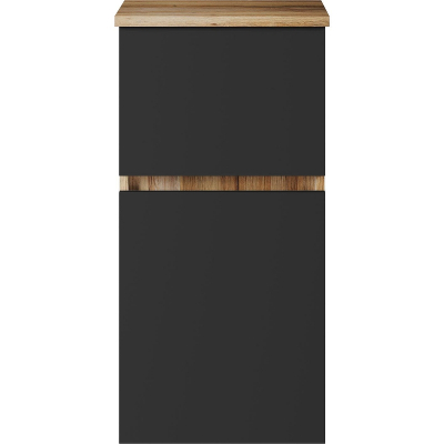 Подвесной шкаф Misty Ива 40 П-Ива05040-48 Графит Дуб Вотан