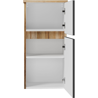 Подвесной шкаф Misty Ива 40 П-Ива05040-48 Графит Дуб Вотан