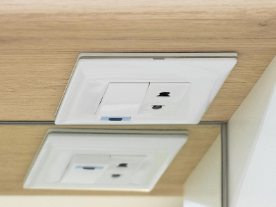 Зеркало со шкафом Misty Респект 120 R Э-Рес02120-1П с подсветкой Белое Дуб Артизан