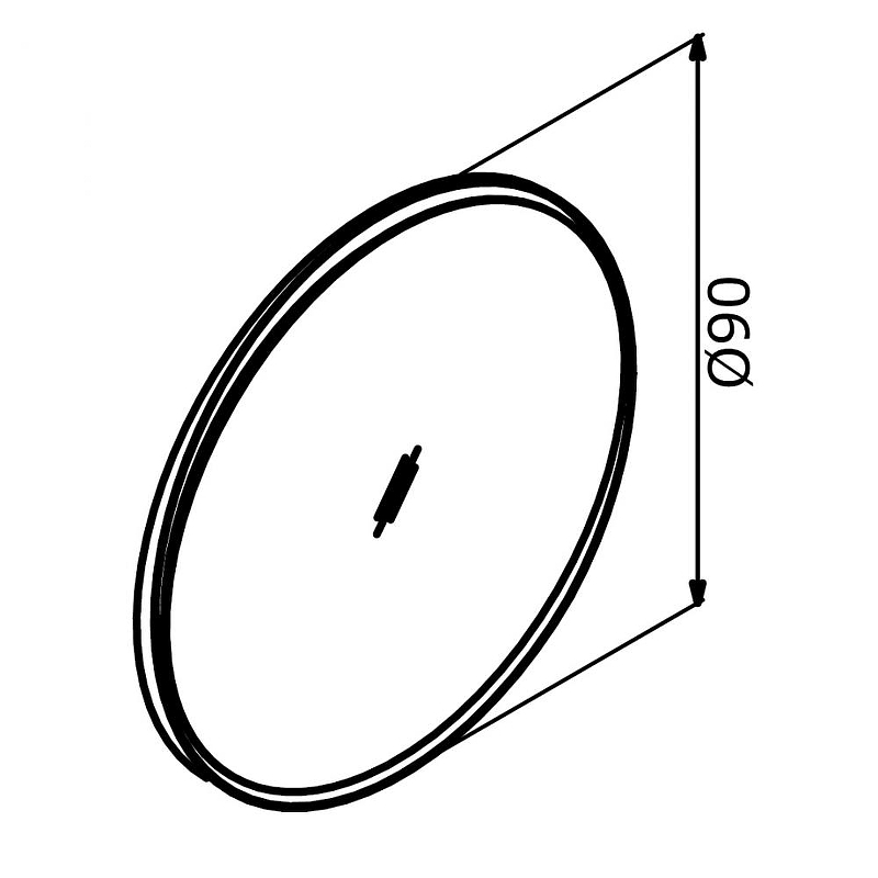 Зеркало Orka Moonlight 90 3001344 c подсветкой цвет Синий матовый, купить, цена, заказать, магазин, доставка, скидка, промокод, купить, цена, заказать, магазин, доставка, скидка, промокод