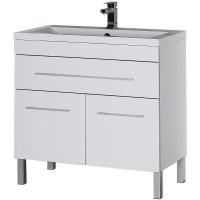 Тумба с раковиной Aquanet Верона 100 213034 Белая, купить, цена, заказать, магазин, доставка, скидка, промокод, купить, цена, заказать, магазин, доставка, скидка, промокод