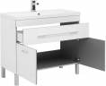 Тумба с раковиной Aquanet Верона 100 213034 Белая, купить, цена, заказать, магазин, доставка, скидка, промокод, купить, цена, заказать, магазин, доставка, скидка, промокод