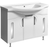 Тумба под раковину Stella Polar Сильва 100 SP-00000204 Белая, купить, цена, заказать, магазин, доставка, скидка, промокод, купить, цена, заказать, магазин, доставка, скидка, промокод