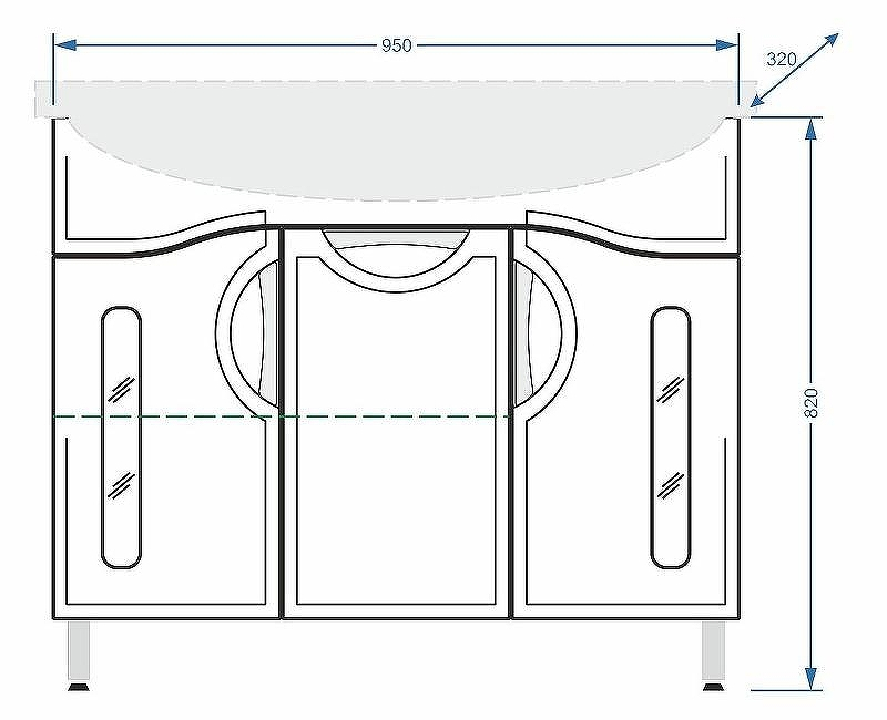 Тумба под раковину Stella Polar Сильва 100 SP-00000204 Белая, купить, цена, заказать, магазин, доставка, скидка, промокод, купить, цена, заказать, магазин, доставка, скидка, промокод