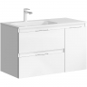 Тумба под раковину Aqwella Accent 90 L ACC0109LW подвесная Белая, купить, цена, заказать, магазин, доставка, скидка, промокод, купить, цена, заказать, магазин, доставка, скидка, промокод
