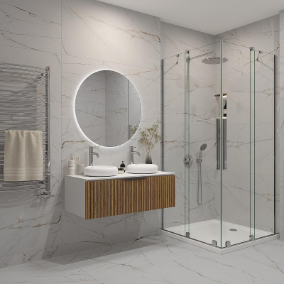 Зеркало ЗОВ 100 ZD100 с подсветкой с сенсорным выключателем