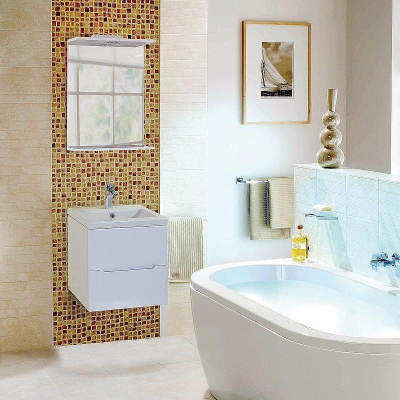 Тумба под раковину Onika Айленд 50.13 105021 подвесная Белая