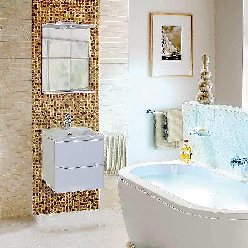 Тумба под раковину Onika Айленд 50.13 105021 подвесная Белая, купить, цена, заказать, магазин, доставка, скидка, промокод, купить, цена, заказать, магазин, доставка, скидка, промокод