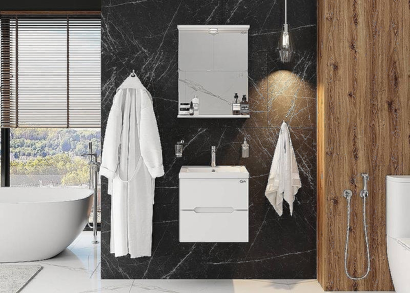 Тумба под раковину Onika Айленд 50.13 105021 подвесная Белая, купить, цена, заказать, магазин, доставка, скидка, промокод, купить, цена, заказать, магазин, доставка, скидка, промокод